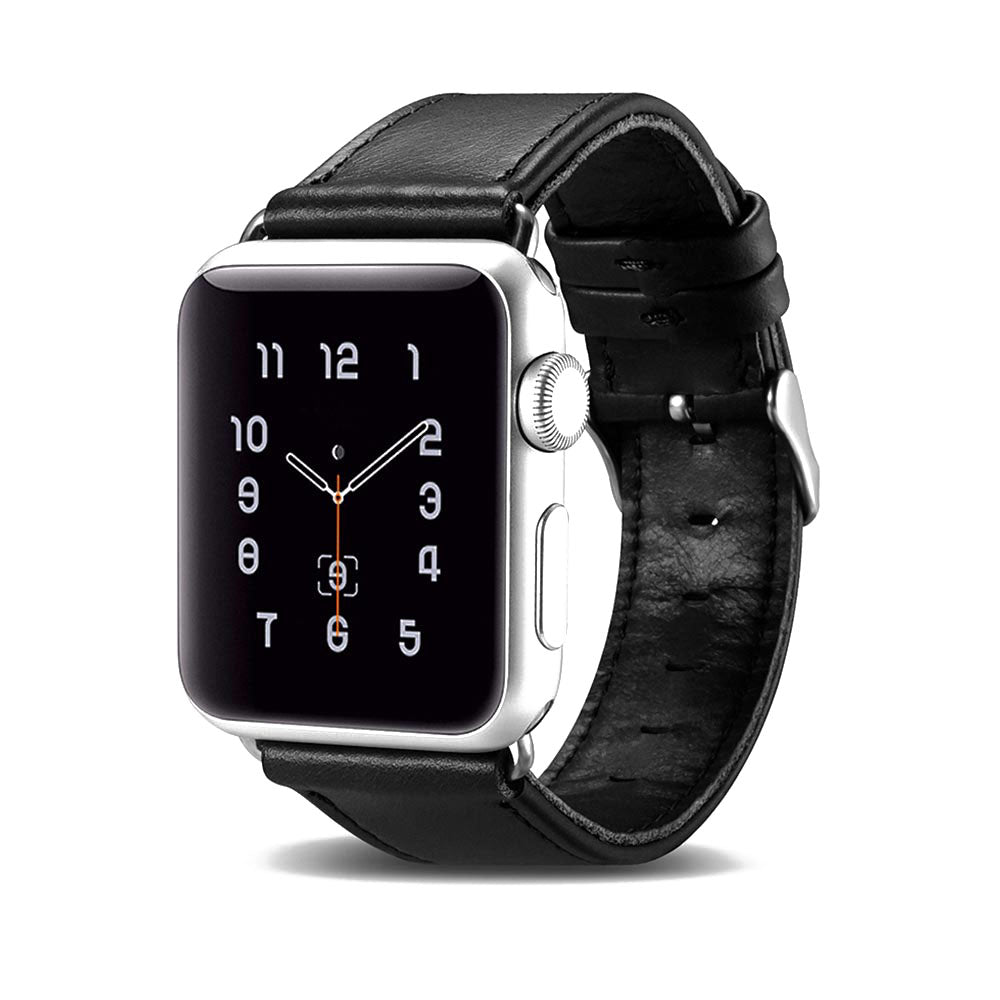 Ægte Læder Universal Rem passer til Apple Watch Series 5 44mm / Apple Watch 44mm