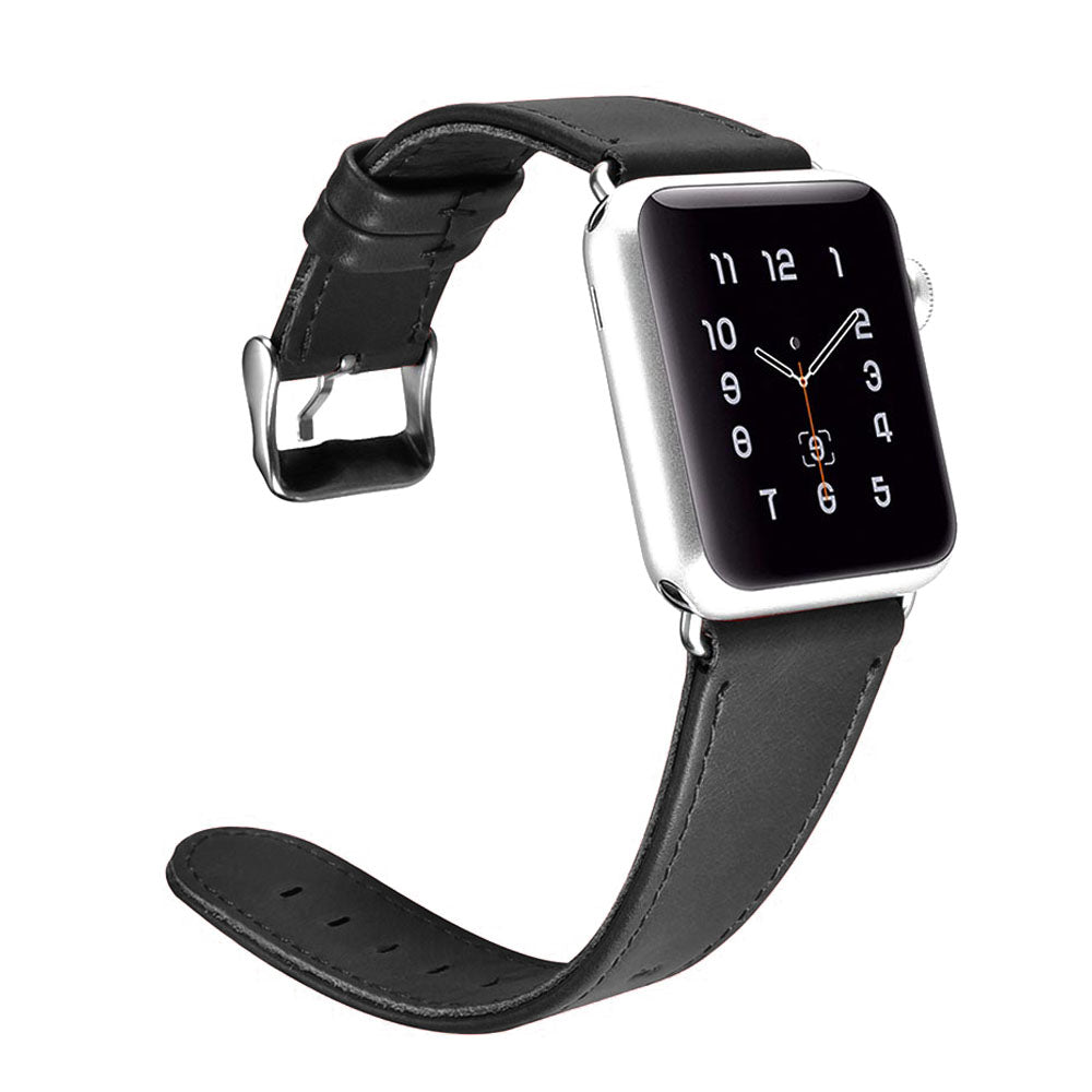 Ægte Læder Universal Rem passer til Apple Watch Series 5 44mm / Apple Watch 44mm