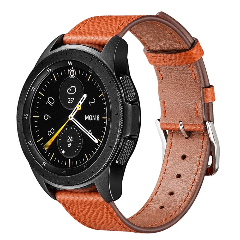Alle Tiders Ægte Læder Universal Rem passer til Samsung Smartwatch