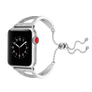Slidstærk Metal Rem passer til Apple Watch Series 4 44mm Rabat