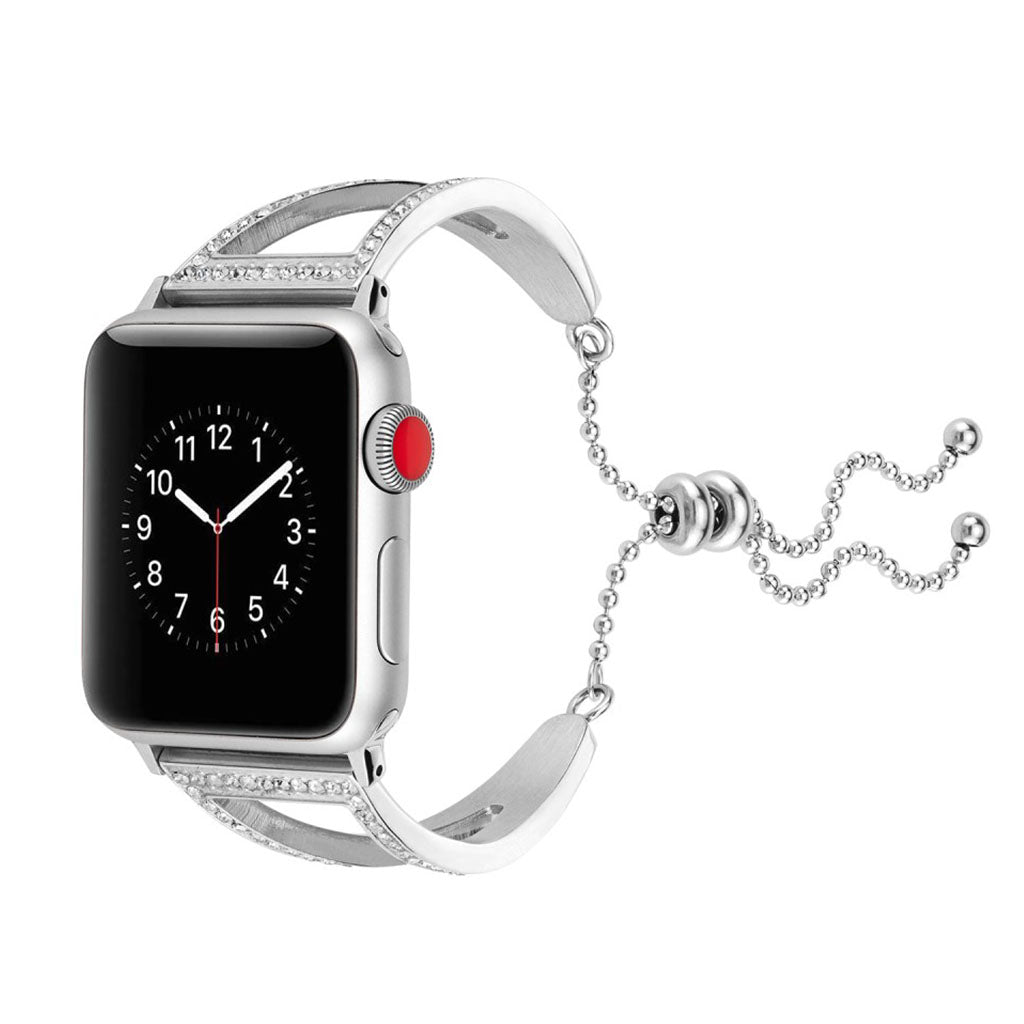 Slidstærk Metal Rem passer til Apple Watch Series 4 44mm Rabat