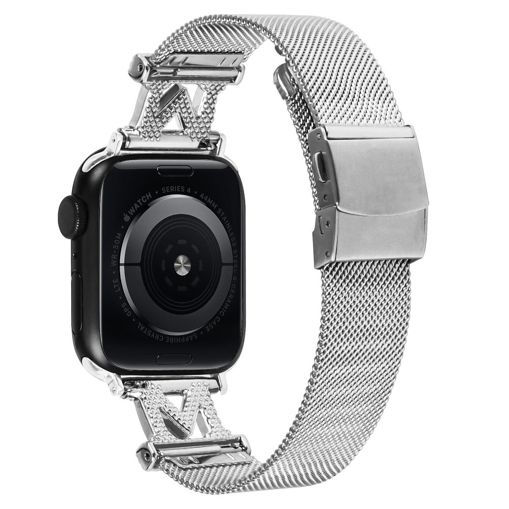 Tidsløst Metal Og Rhinsten Universal Rem passer til Apple Smartwatch