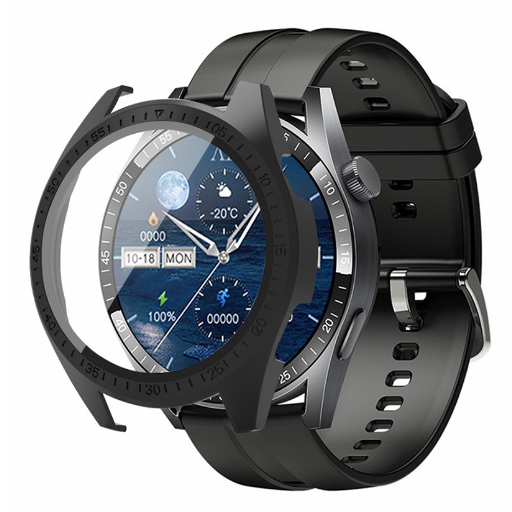 watch-case-for-aigo-gt8-frame-protective-cover-with-tempered-glass-screen-film-transparent_1.jpg Watch Case for Aigo GT8 Frame Protective Cover with Tempered Glass Screen Film - Transparent