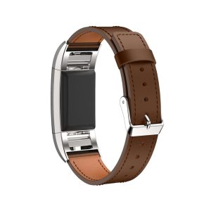 Vildt Godt Ægte Læder Rem passer til Fitbit Charge 2
