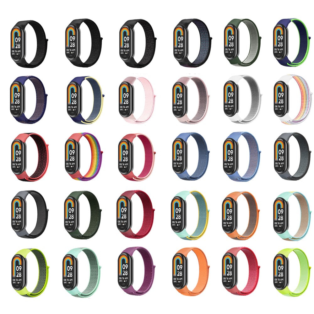 Mega Fed Nylon Cover passer til Xiaomi Smart Band 8