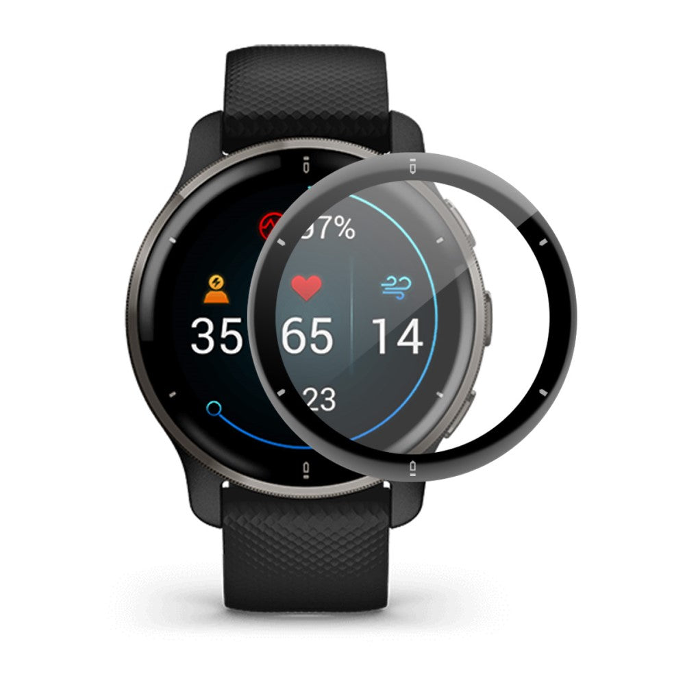 Plastik Skærmbeskytter passer til Garmin Venu 2 Plus