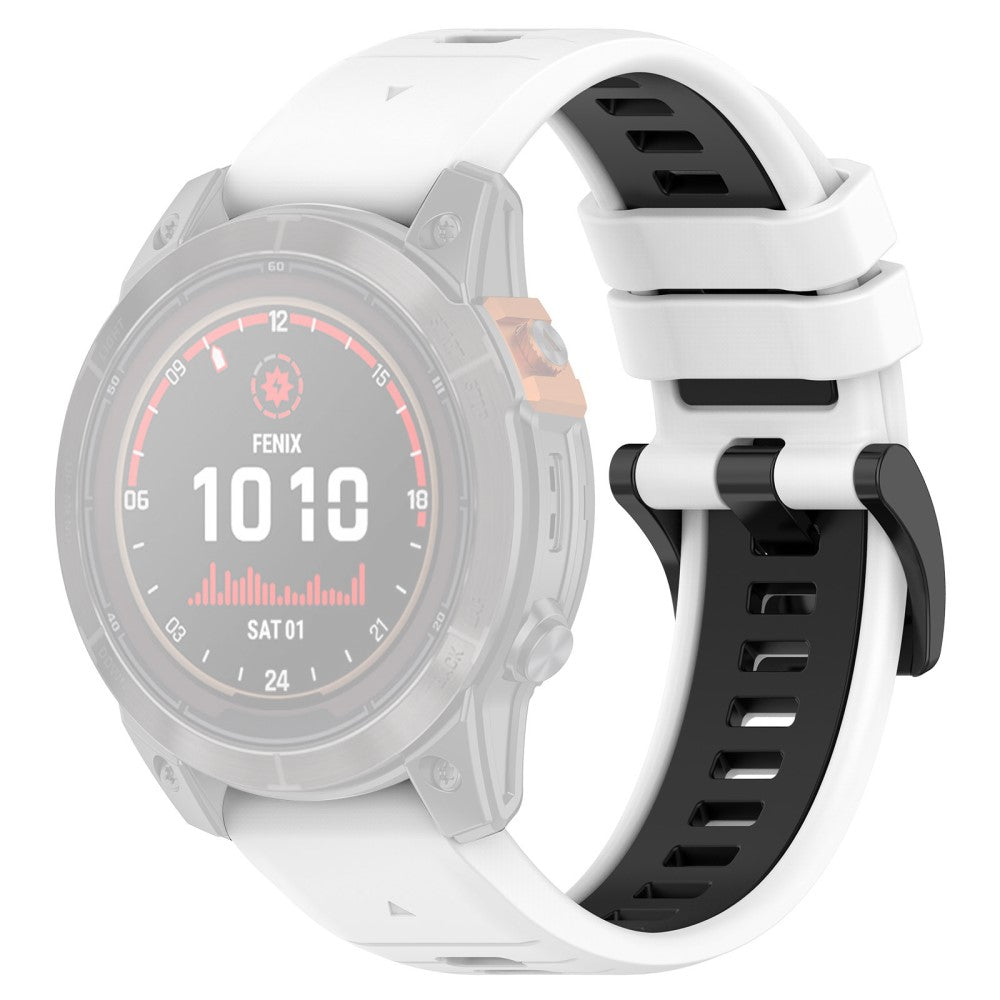 Rigtigt Sejt Silikone Universal Rem passer til Garmin Smartwatch
