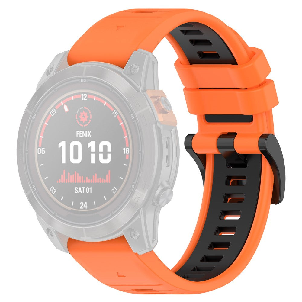 Rigtigt Sejt Silikone Universal Rem passer til Garmin Smartwatch