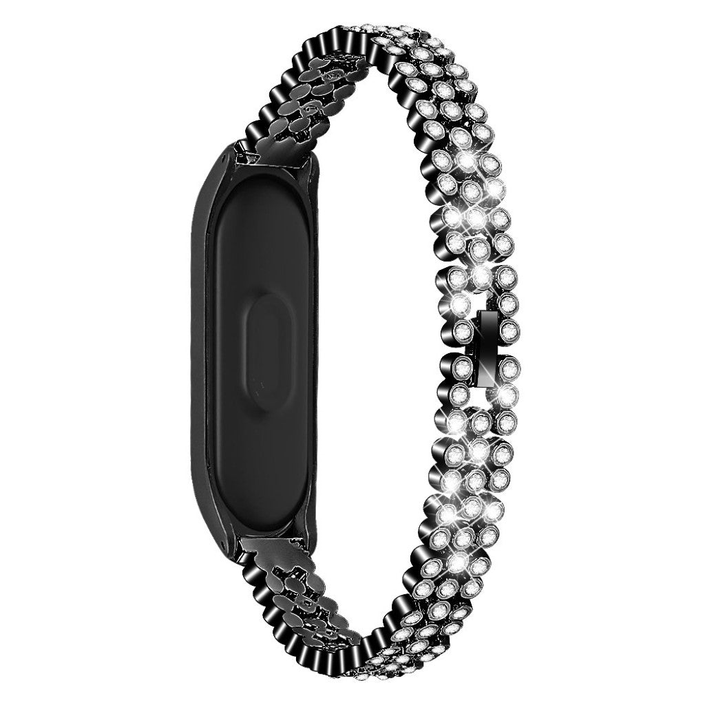 Rigtigt Skøn Metal Og Rhinsten Rem passer til Xiaomi Mi Band 5