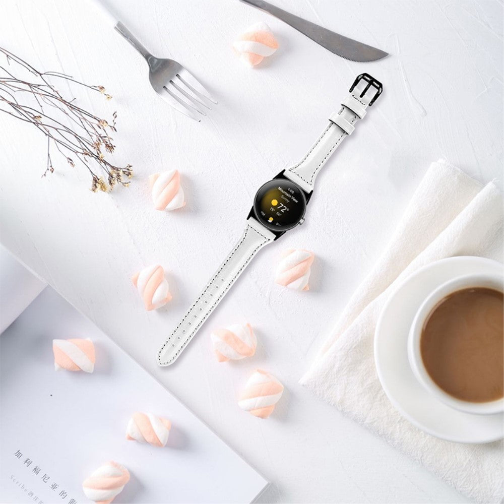 Rigtigt Smuk Ægte Læder Rem passer til Google Pixel Watch Online salg