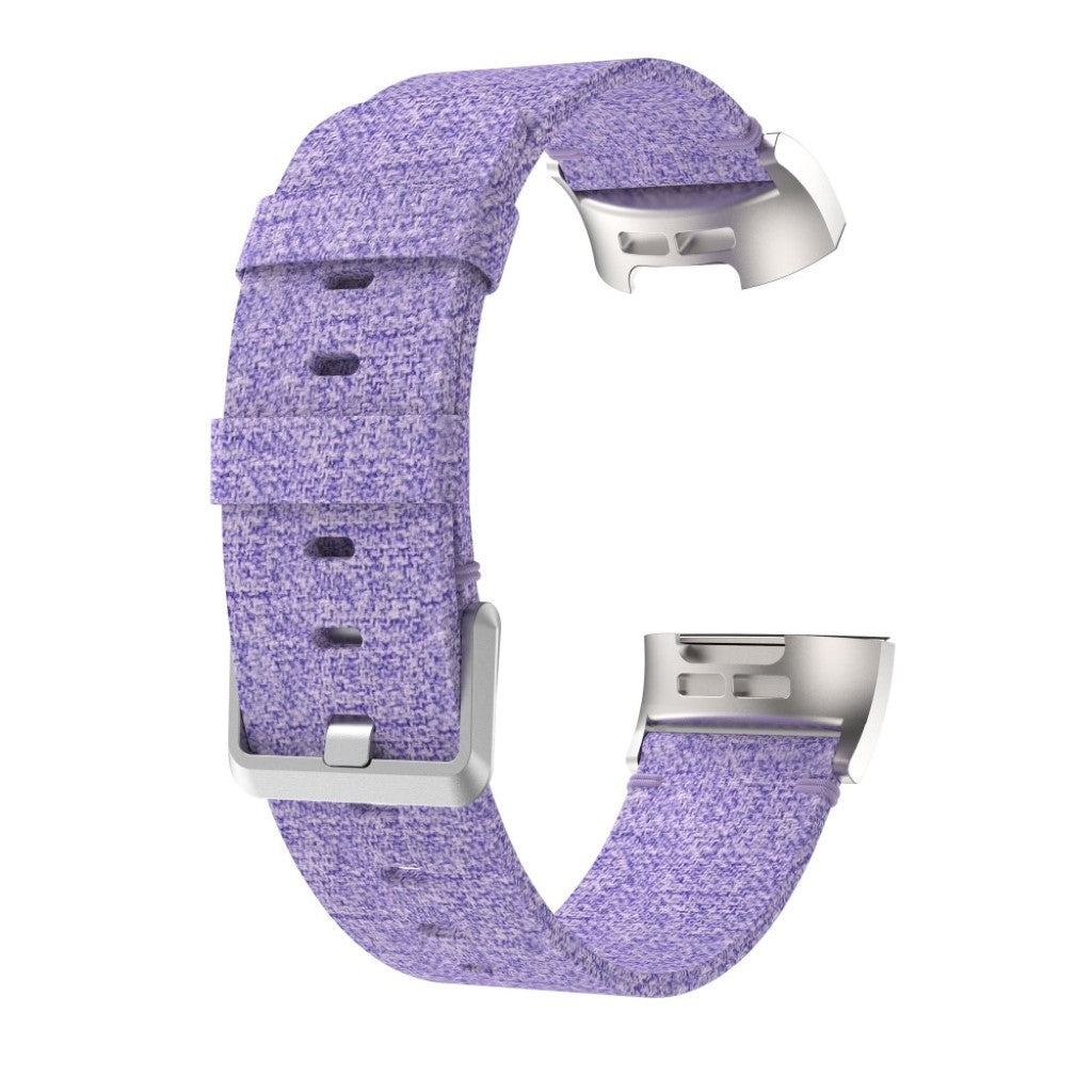 Vildt Sejt Nylon Rem passer til Fitbit Charge 3
