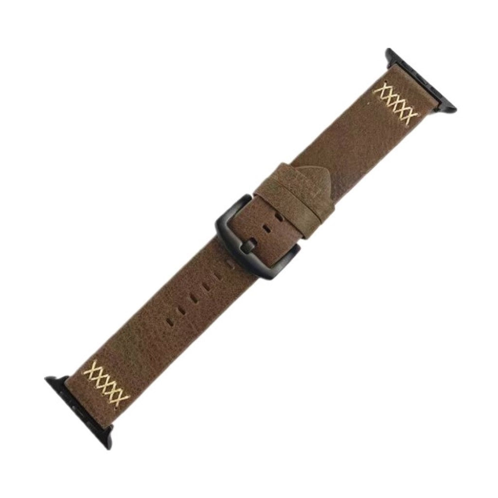 Ægte Læder Universal Rem passer til Apple Watch Series 5 44mm / Apple Watch 44mm