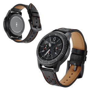 Ægte Læder Universal Rem passer til Samsung Gear S3 / Samsung Gear S3 Frontier Mode