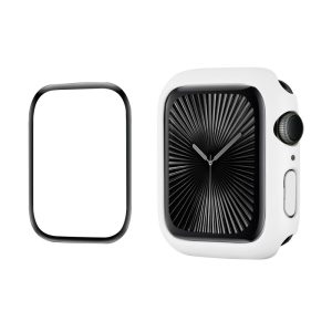 Behagelig Cover med Skærmbeskytter i Silikone passer til Apple Watch Series 10 42mm