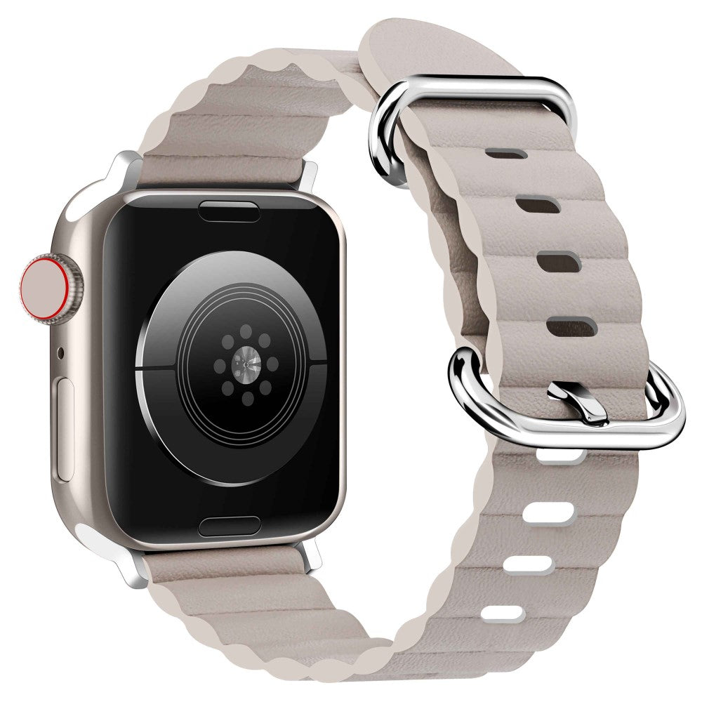 Rigtigt Kønt Ægte Læder Universal Rem passer til Apple Smartwatch Rabat