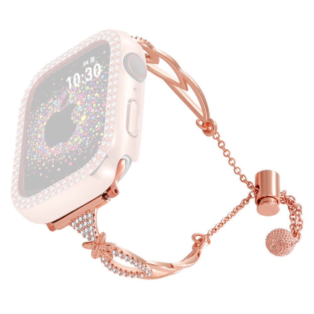 Rigtigt Sejt Rhinsten Universal Rem passer til Apple Smartwatch