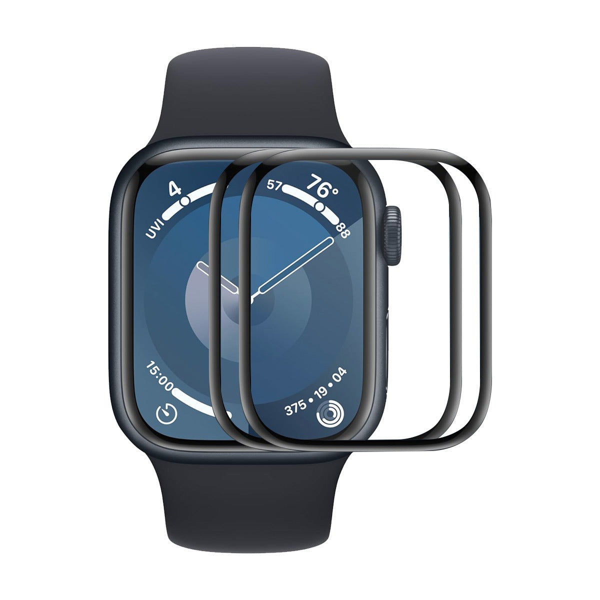 Silikone 3D Kurvet Skærmbeskytter passer til Apple Watch Series 10 42mm