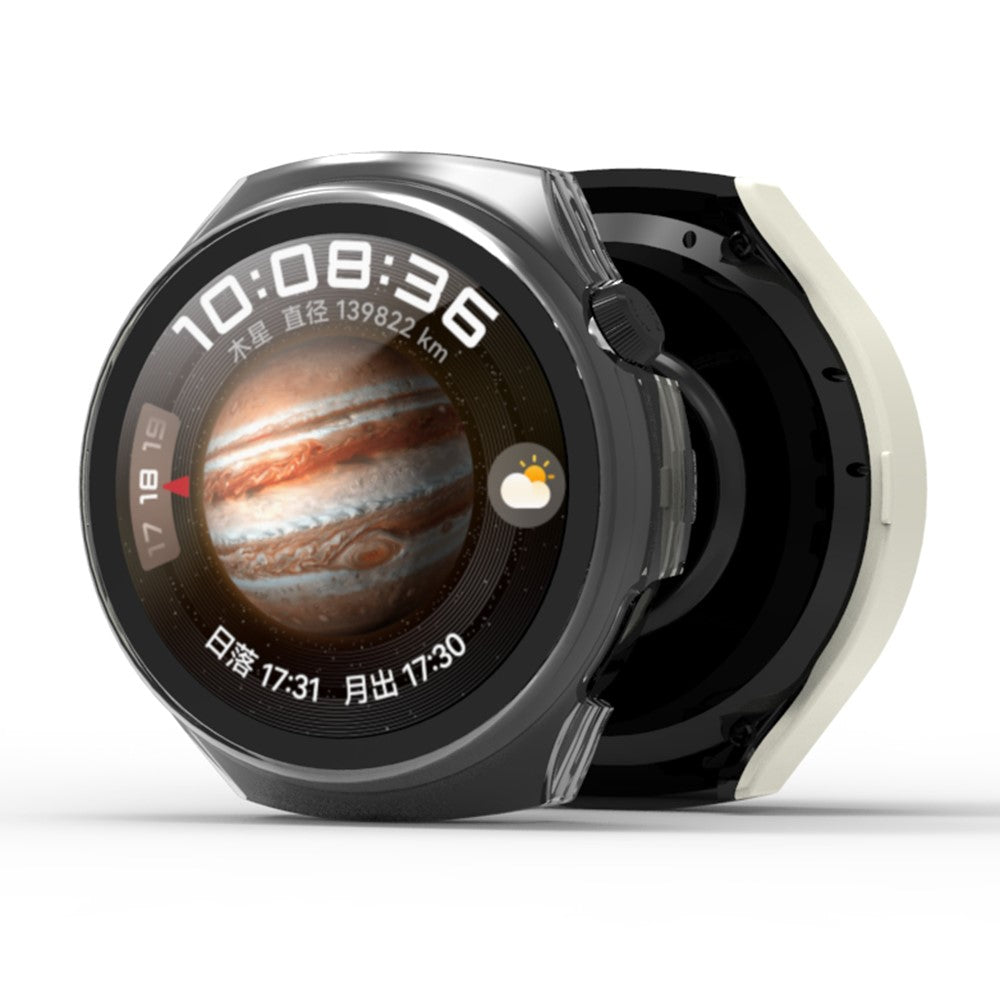 Vildt Godt Cover med Skærmbeskytter i Plastik og Hærdet Glas passer til Huawei Watch 4 Pro