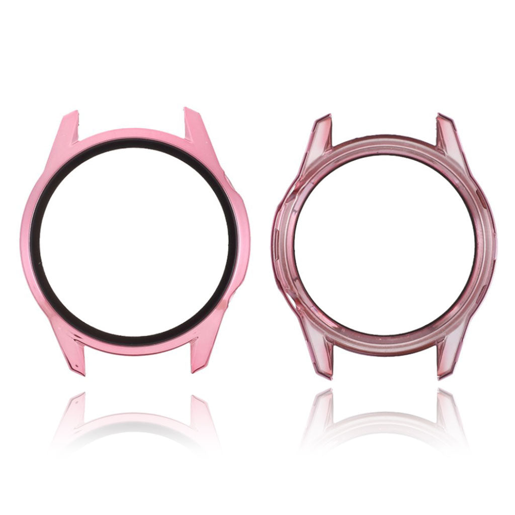 Alle Tiders Cover med Skærmbeskytter i Silikone og Hærdet Glas passer til Huawei Watch GT 2 42mm Online
