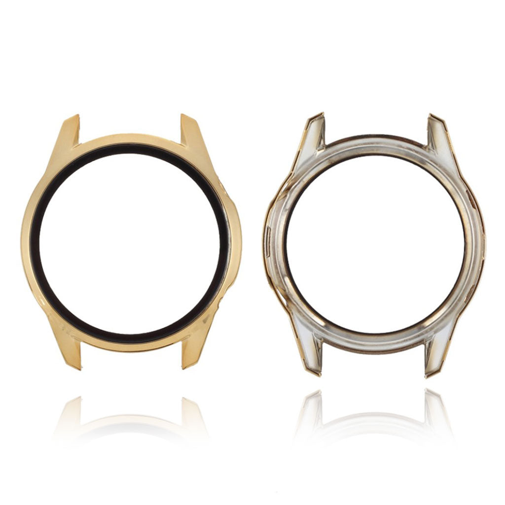Alle Tiders Cover med Skærmbeskytter i Silikone og Hærdet Glas passer til Huawei Watch GT 2 42mm Online