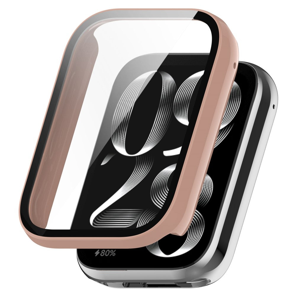 Fleksibel Cover med Skærmbeskytter i Glas og Silikone passer til Xiaomi Smart Band 9 Pro Rabat
