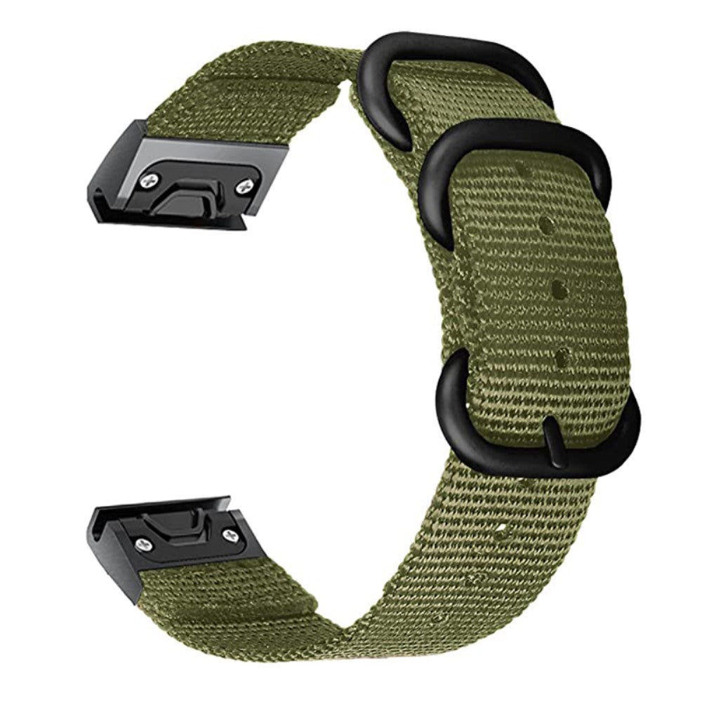 Rigtigt Sejt Nylon Universal Rem passer til Smartwatch