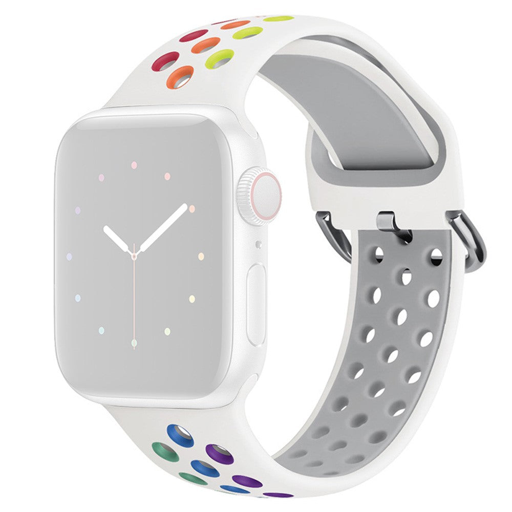 Rigtigt Sejt Silikone Universal Rem passer til Apple Smartwatch