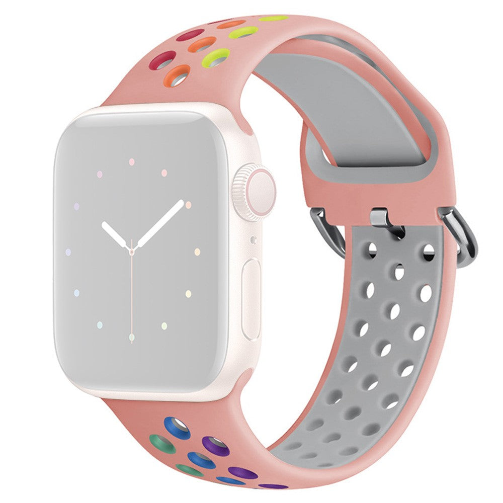 Rigtigt Sejt Silikone Universal Rem passer til Apple Smartwatch