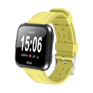 Super Slidstærk Silikone Rem passer til Fitbit Versa 1