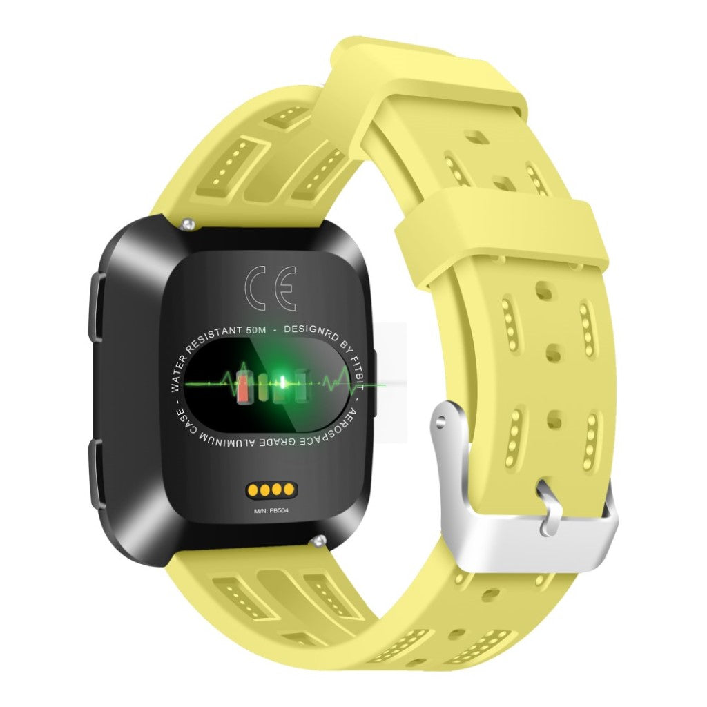 Super Slidstærk Silikone Rem passer til Fitbit Versa 1