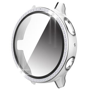 Fed Cover med Skærmbeskytter i Plastik, Rhinsten og Hærdet Glas passer til Samsung Galaxy Watch Active 2 - 44mm
