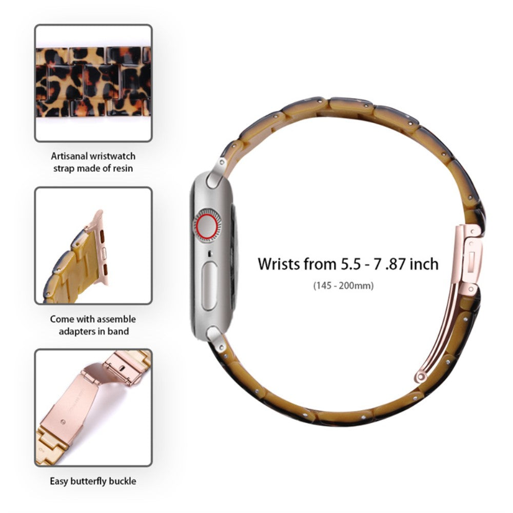 Metal Rem med Cover passer til Apple Watch Series 1-3 42mm
