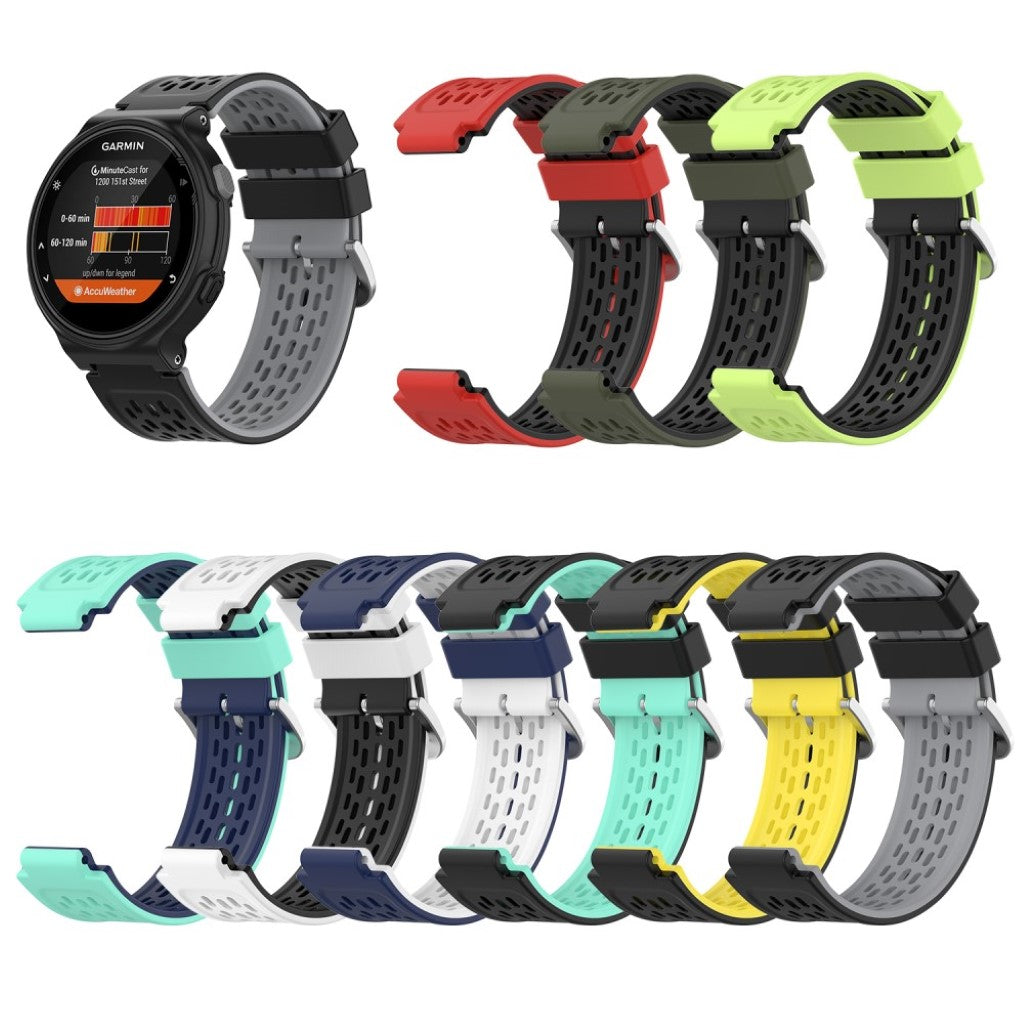 Vildt Skøn Silikone Universal Rem passer til Garmin Smartwatch