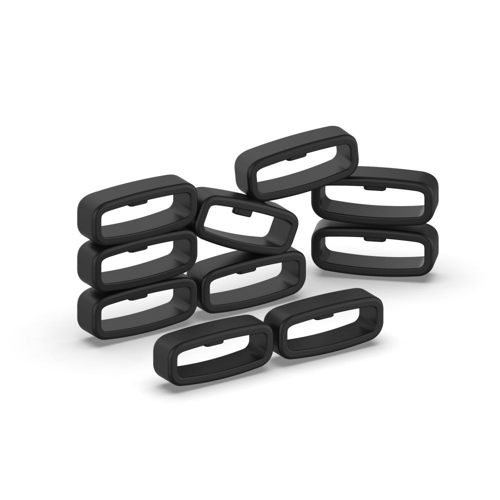 20mm Universal silicone strap loop - Black