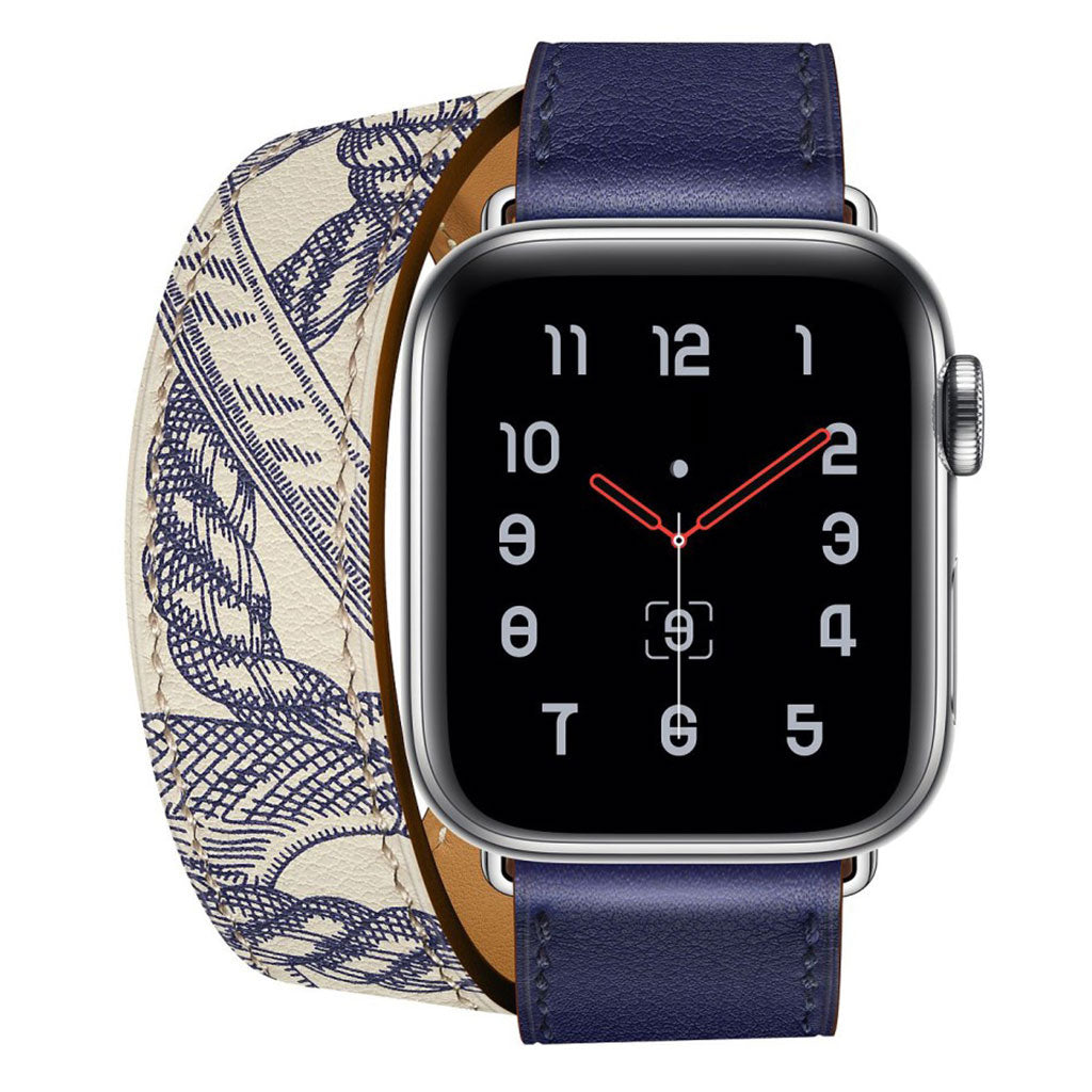 Ægte Læder Universal Rem passer til Apple Watch Series 5 44mm / Apple Watch 44mm