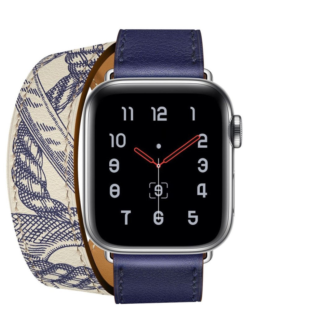 Ægte Læder Universal Rem passer til Apple Watch Series 5 44mm / Apple Watch 44mm