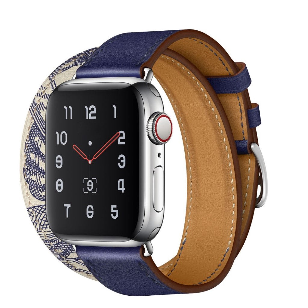 Ægte Læder Universal Rem passer til Apple Watch Series 5 44mm / Apple Watch 44mm
