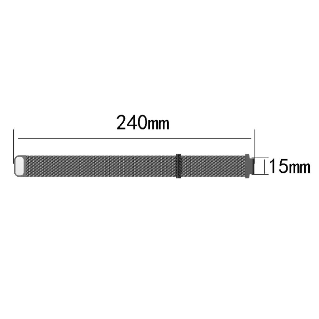 Cool Metal Universal Rem passer til Garmin Smartwatch