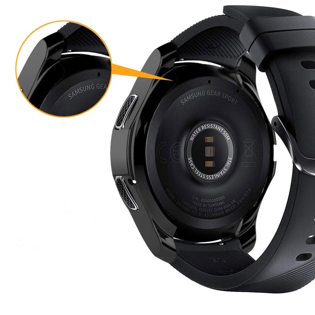 Meget Fint Silikone Cover passer til Samsung Galaxy Watch (46mm) / Samsung Gear S3 Frontier