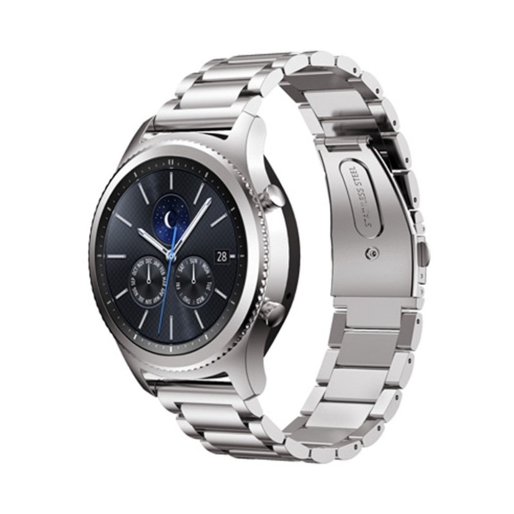 Super Holdbart Metal Rem passer til Garmin Vivomove 3S