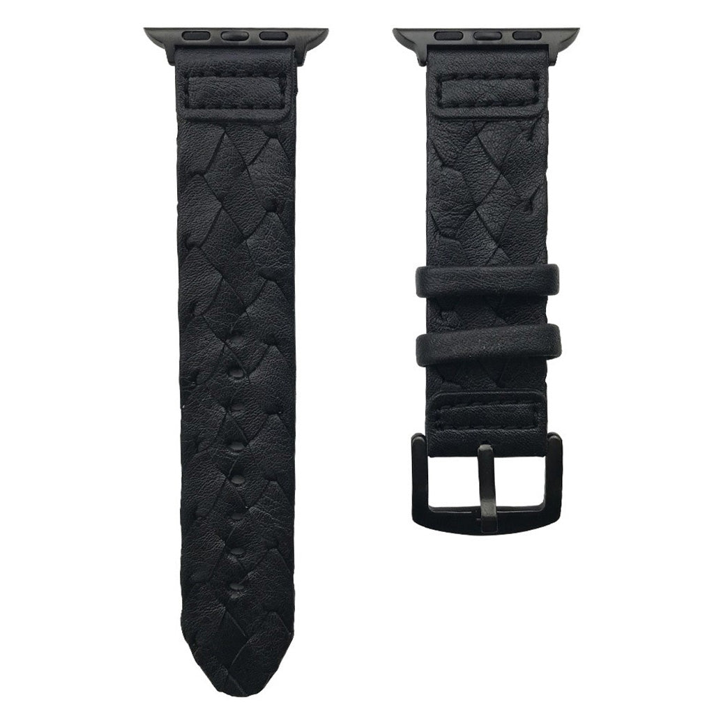 Vildt Fint Ægte Læder Rem passer til Apple Watch Series 5 40mm