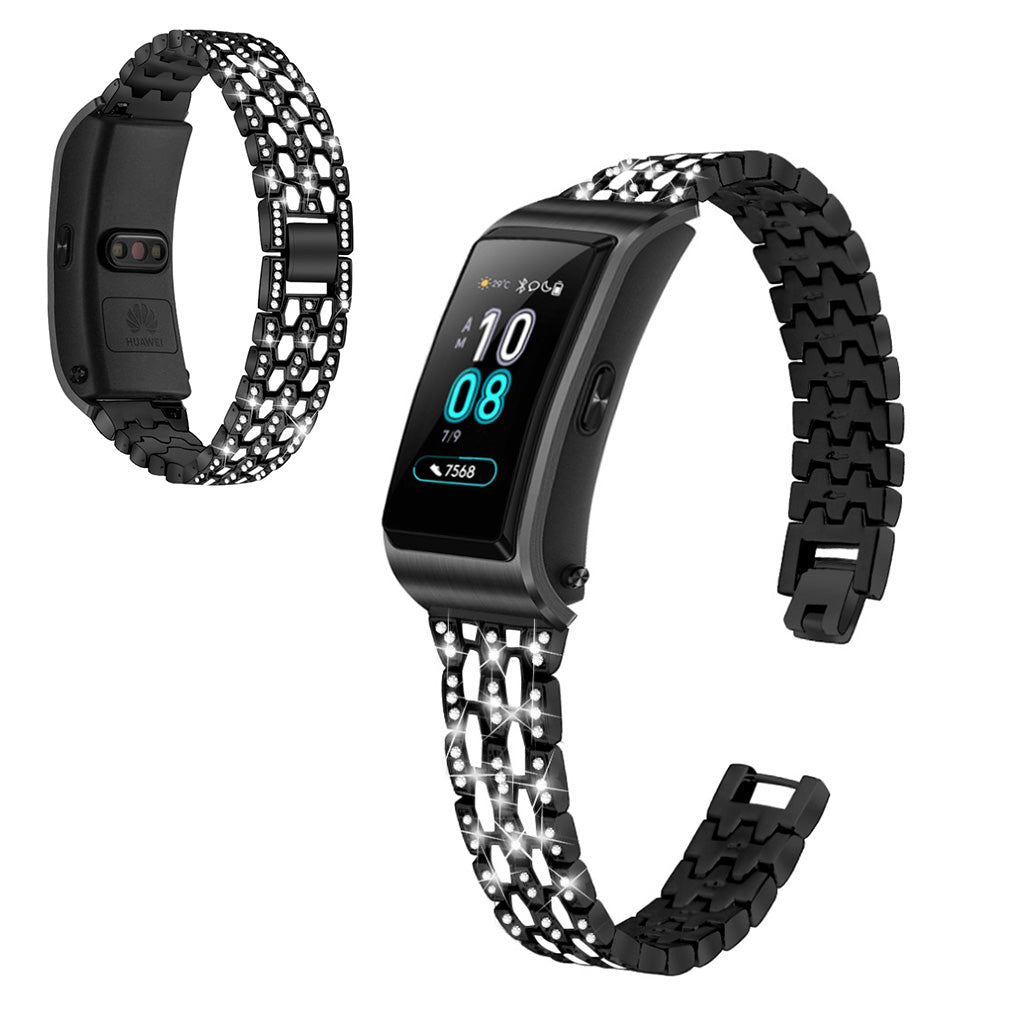 Vildt Smuk Metal Og Rhinsten Rem passer til Huawei TalkBand B5