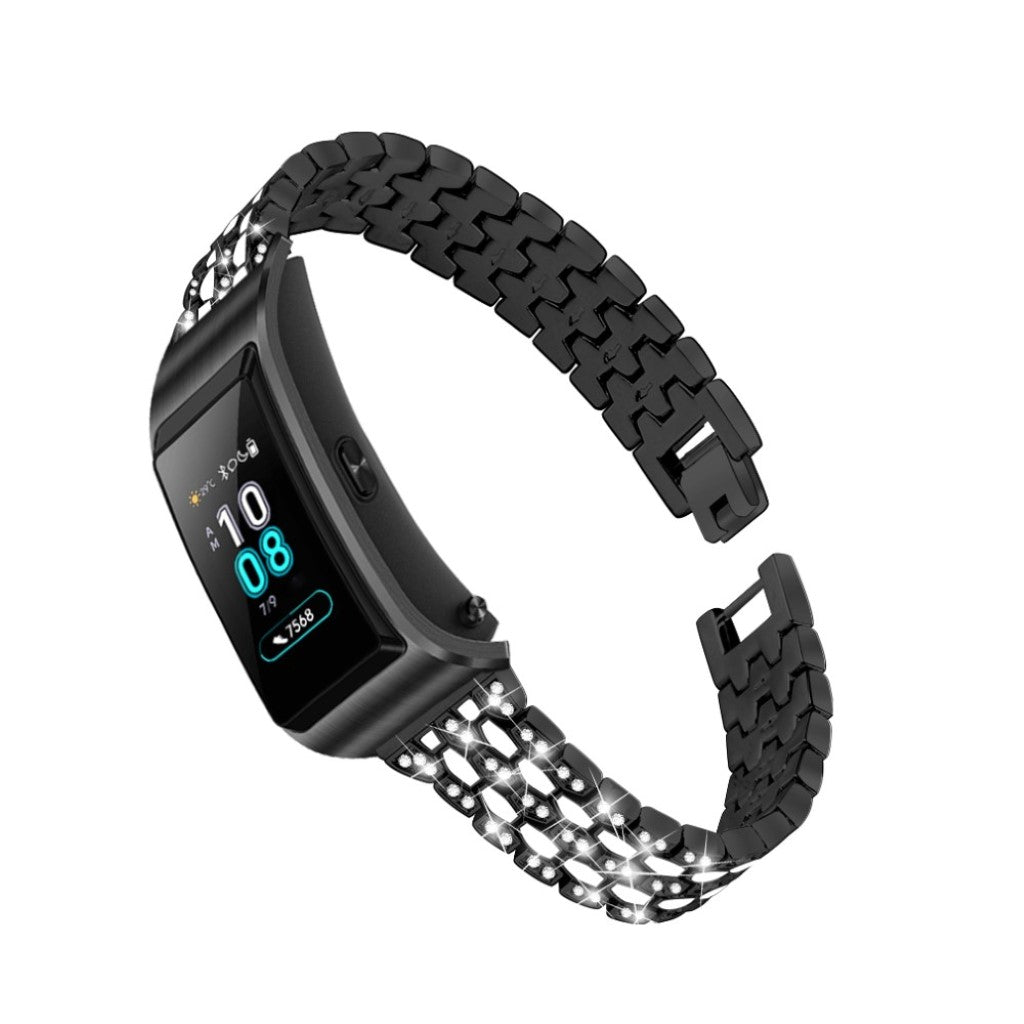 Vildt Smuk Metal Og Rhinsten Rem passer til Huawei TalkBand B5