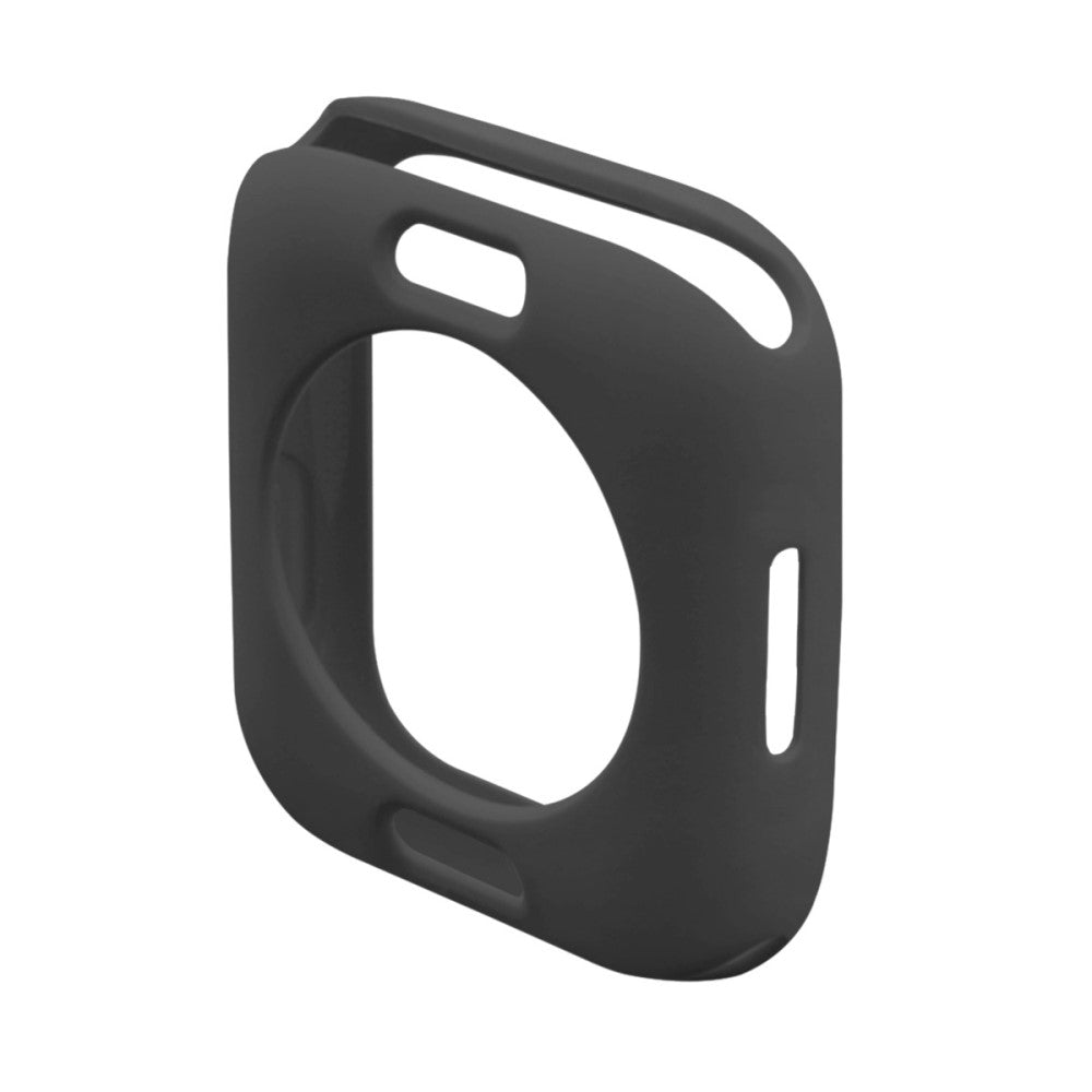 Fed Cover med Skærmbeskytter i Silikone passer til Apple Watch Series 7 41mm