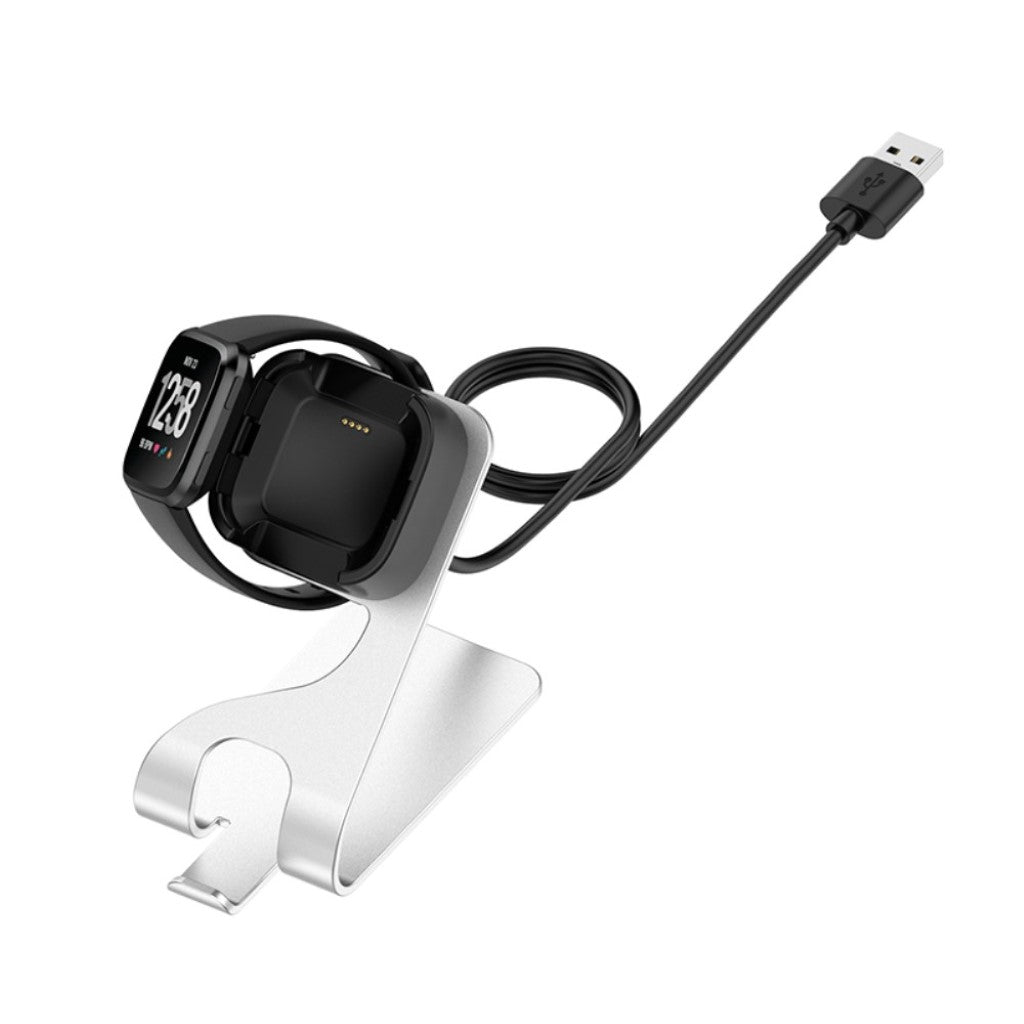 Metal Ladestation passer til Fitbit Versa Lite / Fitbit Versa 1