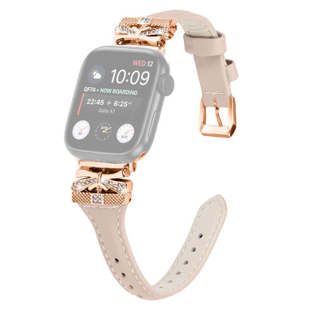 Rigtigt Rart Kunstlæder Universal Rem passer til Apple Smartwatch