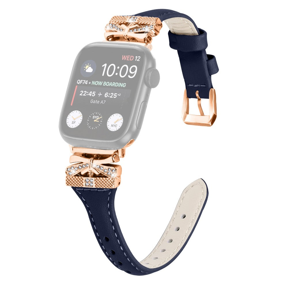 Rigtigt Rart Kunstlæder Universal Rem passer til Apple Smartwatch