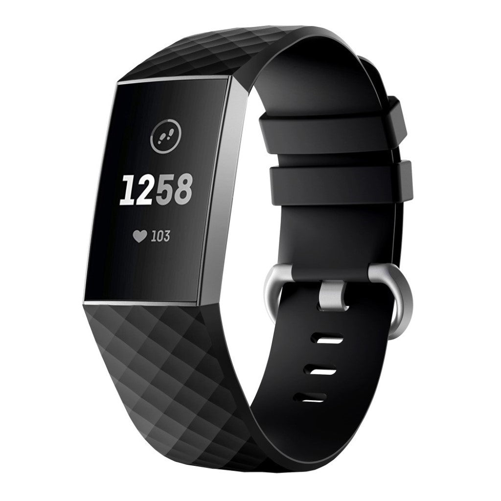 Silikone Universal Rem passer til Fitbit Charge 4 / Fitbit Charge 3 - Størrelse: S Mode
