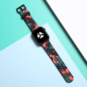 Vildt Fed Silikone Rem passer til Apple Watch Series 7 41mm