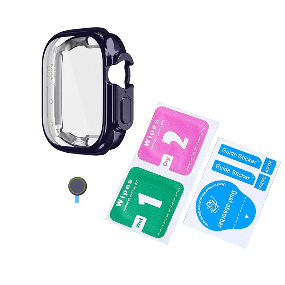Vildt Fint Universal Cover med Skærmbeskytter i Plastik og Glas passer til Apple Watch Series 8 (45mm) / Apple Watch Series 7 45mm